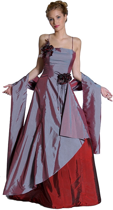 Spaghetti Strapped and Flower Applique Dress