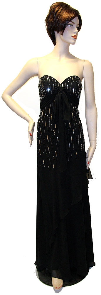 Empire Cut Prom Dress with Sash