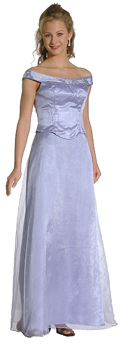 Sabrina and Painted Flowers Long Gown