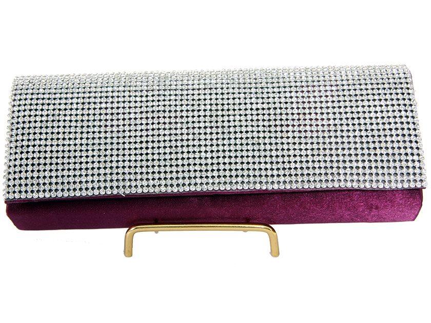 Starry Mantle Evening Bag In Burgundy