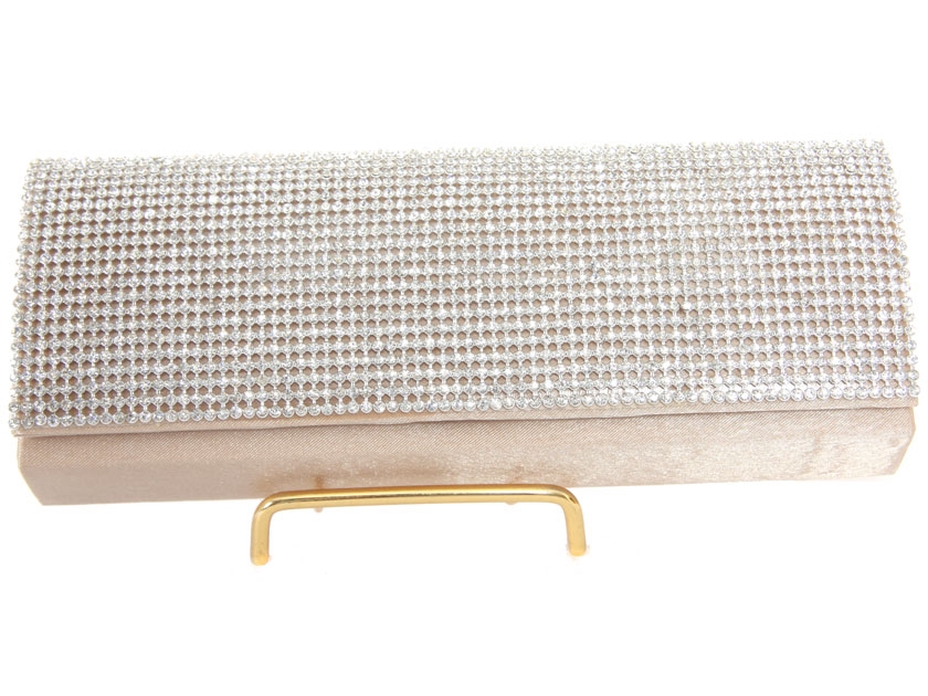 Starry Mantle Evening Bag In Champaign