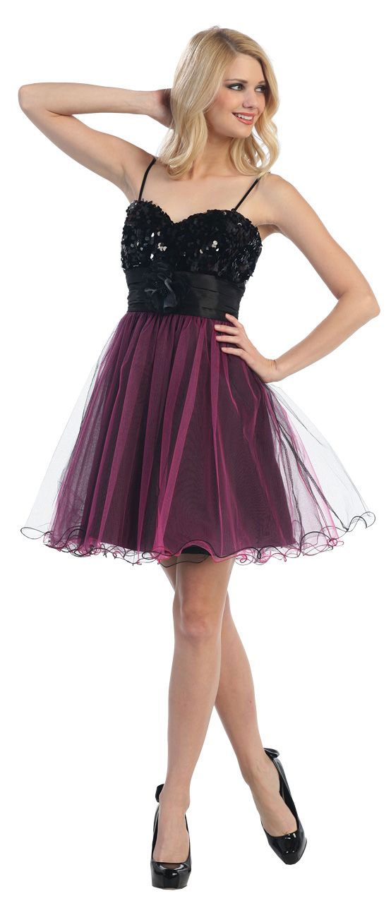 Short Prom Dress with Embellished Bustline