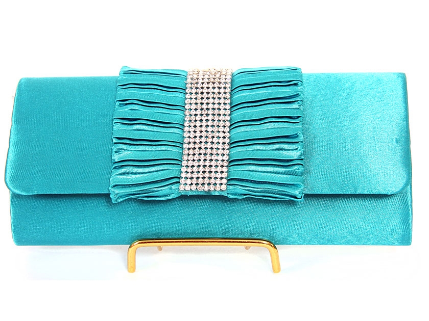 Ruffled Bow Evening Bag