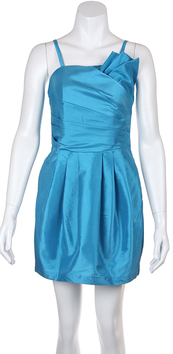 Short Shirred Prom Dress