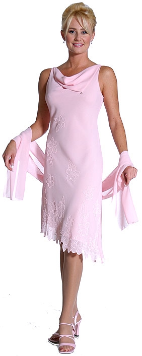 Asymmetric Beaded Short Dress