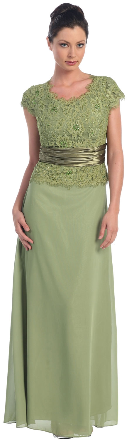 Classic Mother of the Bride Formal Evening Dress