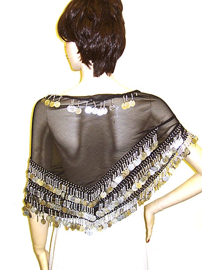 Sequin Beaded Collar Scarf 