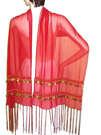 Sequin Beaded Shawl 