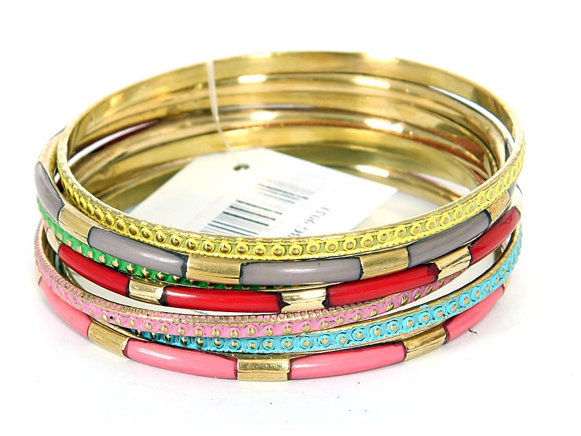Set of 7 Piece Assorted Bangle Bracelets