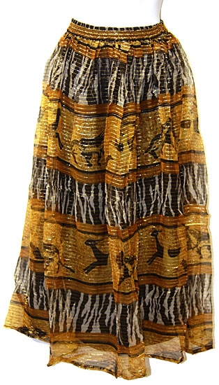Long Skirt with Design