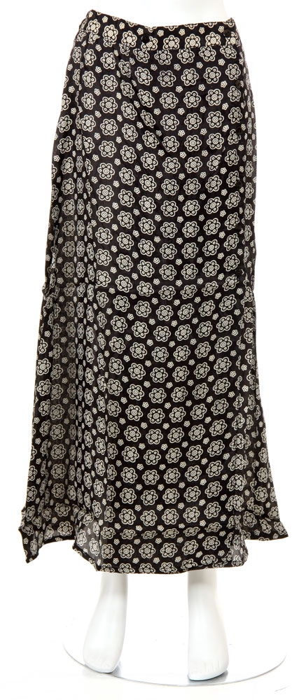 Full Length Blossomed Flower Skirt